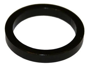 Balhoofd A-head vulring 1 1/8", hoogte 5mm. zwart, aluminium - AE-trading