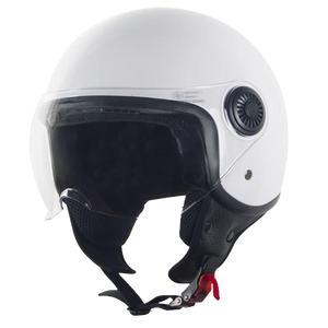 Helm Vito Jet Loreto Glans Wit Xl - AE-trading