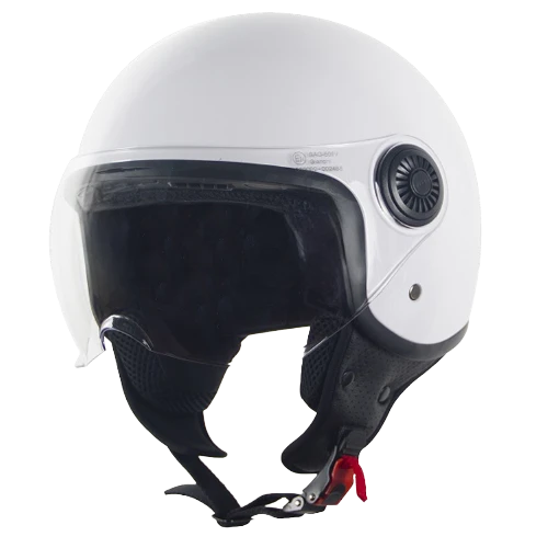 Helm Vito Jet Loreto Glans Wit S - AE-trading