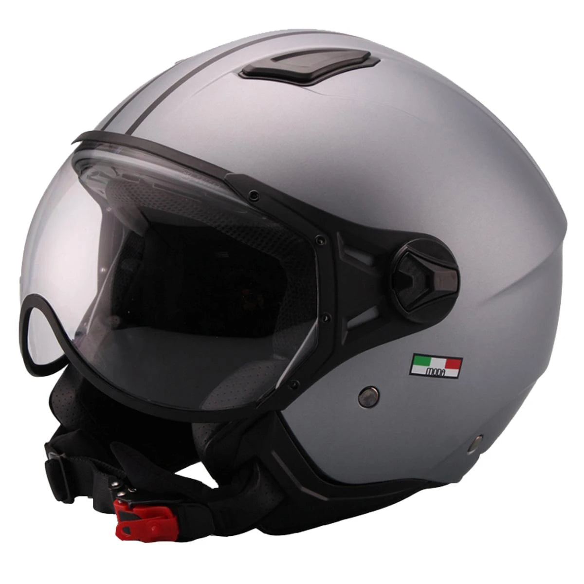 Helm Vito Jet Moda Mat Grijs Xs - AE-trading
