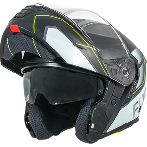 Helm Vito Systeemhelm Furio Mat Zwart/Geel Xl - AE-trading