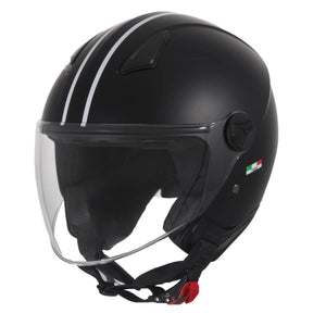 Kinderhelm Vito Jet Moda Bambino Mat Zwart Xxxs (Yl) 50 51 Cm - AE-trading