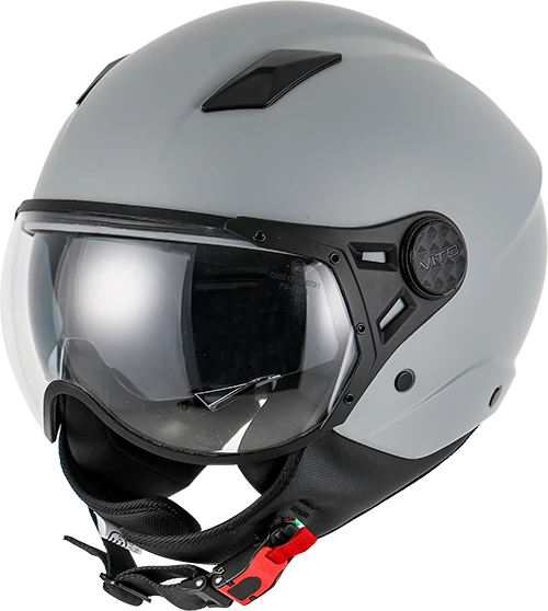 Helm Vito Jet Lavori Mat Grijs Xxl - AE-trading