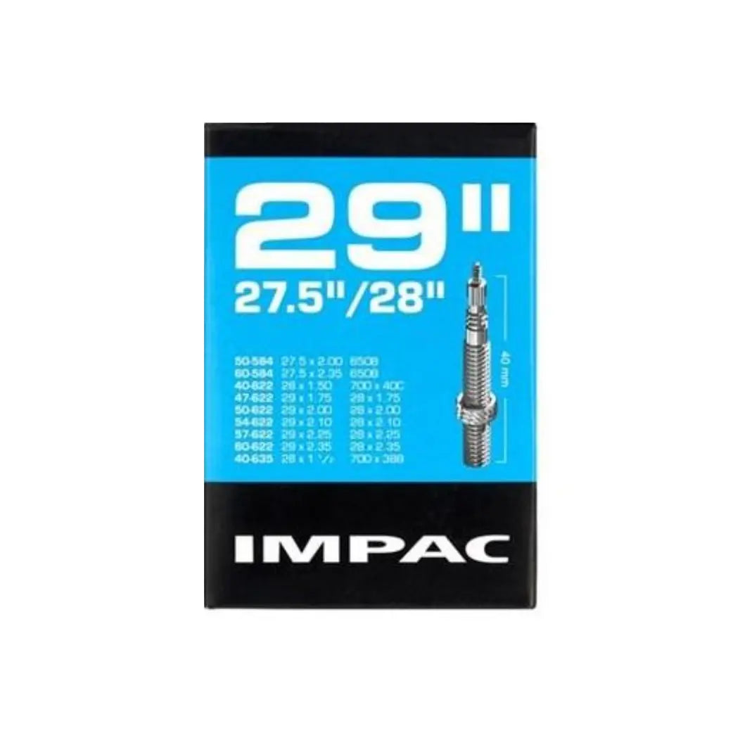 Impac Binnenband (by Schwalbe) SV29 40/60-584/635, Geschikt voor onderstaande bandenmaten: - 50-584, 27.5x2.00", 650B - 60-584, 27.5x2.35", 650B - 47-622, 29x1.75", 28x1.75" - 50-622, 29x2.00", 28x2.00" - 54-622, 29x2.10" - 57-622, 29x2.25" - 60-622, ... - AE-trading
