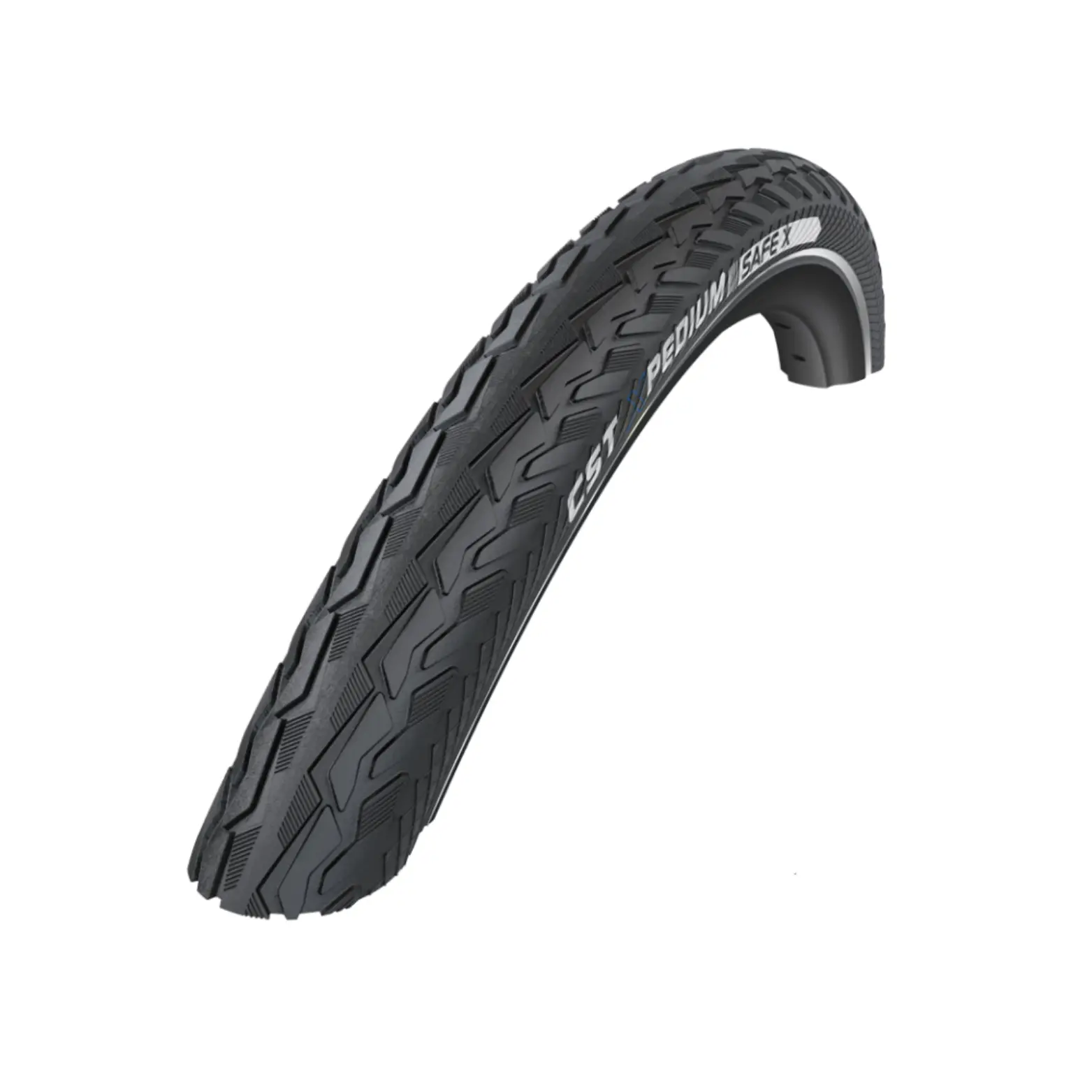 Buitenband: Xpedium safe (3mm anti-lek) Kleur: zwart met reflectie Maat: 28x1 5/8x1 3/8 ETRTO 37-622 - AE-trading