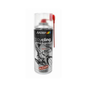 Motip Cycling Shine and protect spray 400ml. Geschikt voor het behandelen van alle carbon en gelakte delen.Waterafstotend en antistatisch. - AE-trading