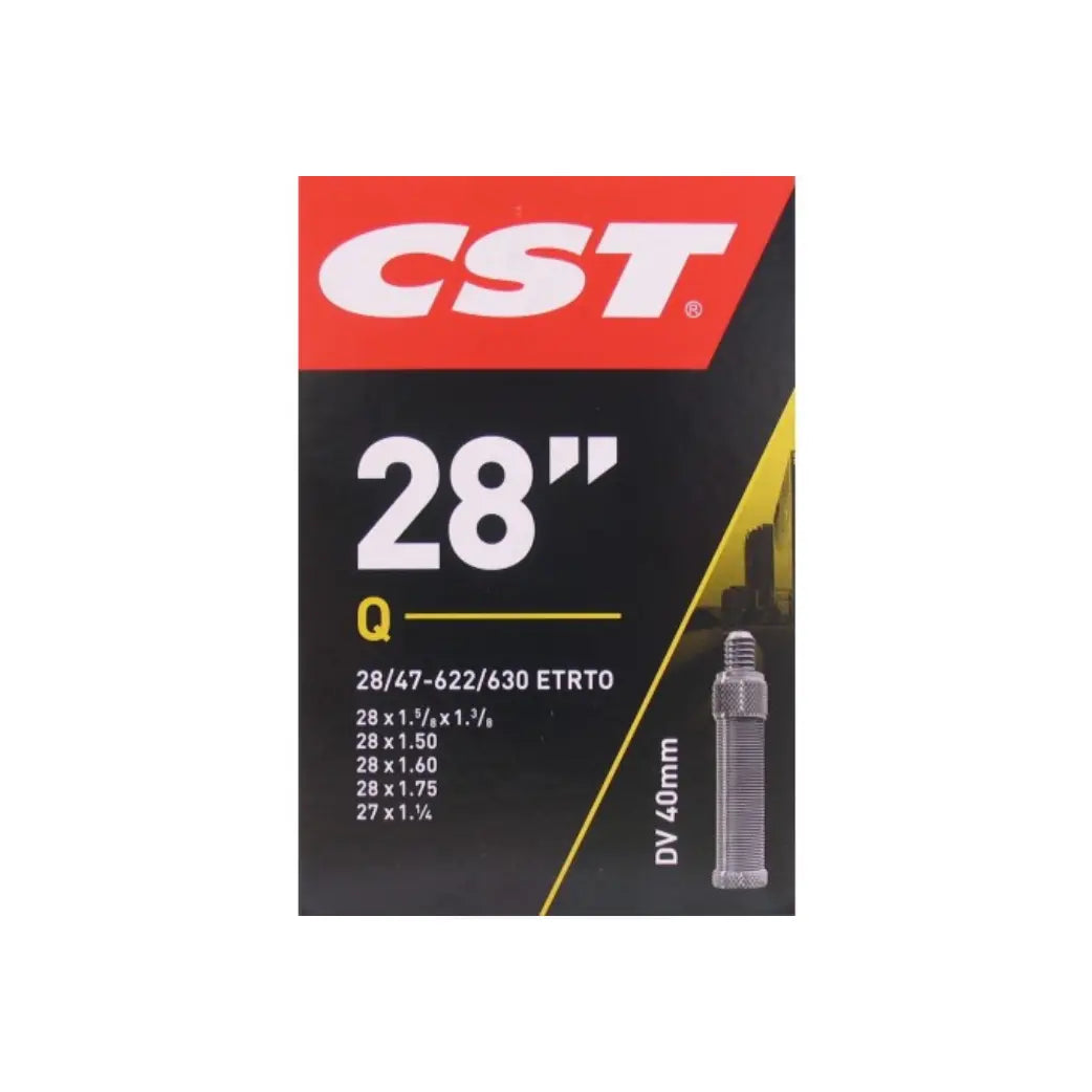 CST binnenband 28x1 5/8x1 3/8, 28x1 1/4 , 28x1 1/8 ,ETRTO 28/47- 622/630 (fits all) Ventiel: Dunlop Blitz/Holland 40mm - AE-trading