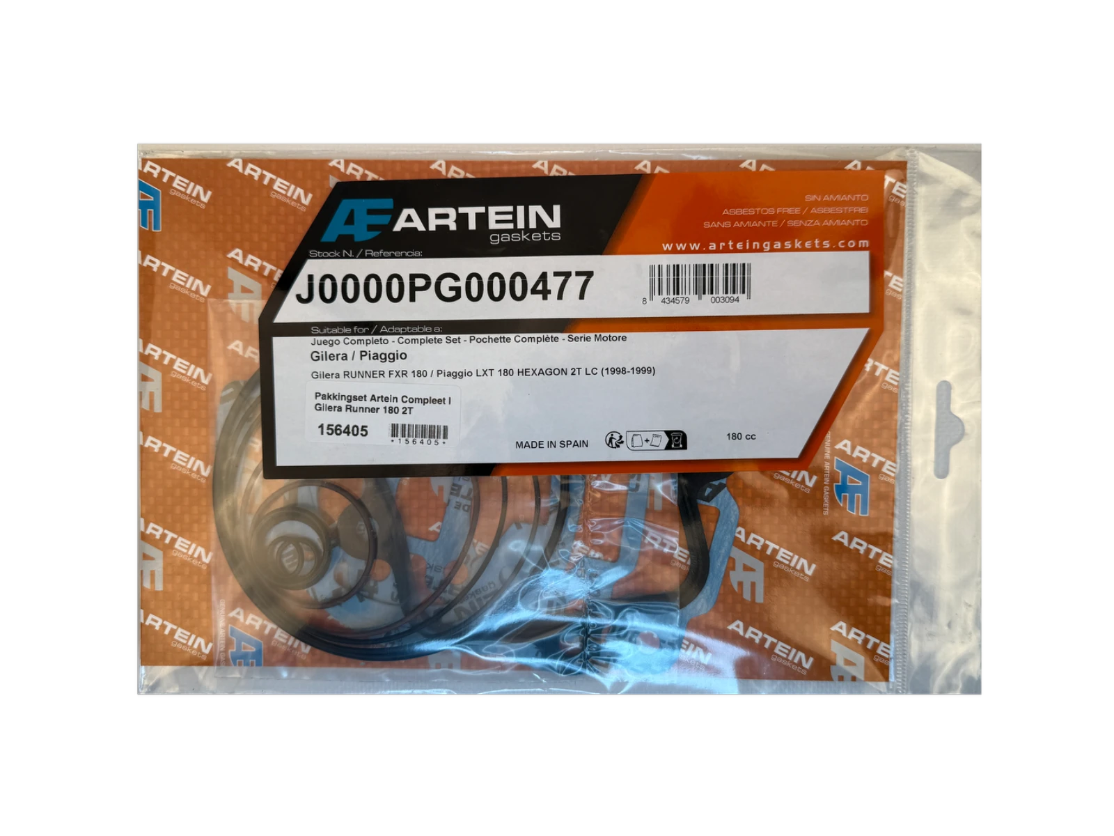 Pakkingset Artein Compleet | Gilera Runner 180 2T - AE-trading