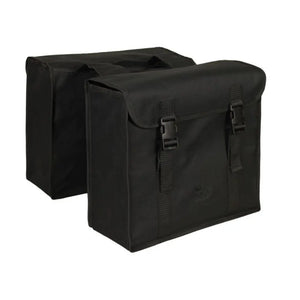 Greenlands Tas dubbel zwart-zwart. afmeting 37x34x14cm.totaal inhoud 40L - AE-trading