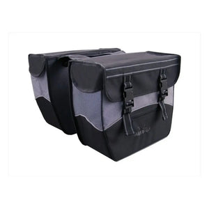 Greenlands Tas dubbel zwart-wit. afmeting 35x31x14cm. totaal inhoud 34L - AE-trading