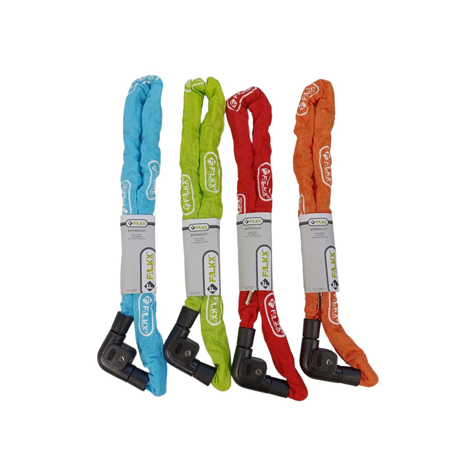FALKX Stark Colors kettingslot 7x1200. Imitatie Steel O Chain, assorti kleur - AE-trading