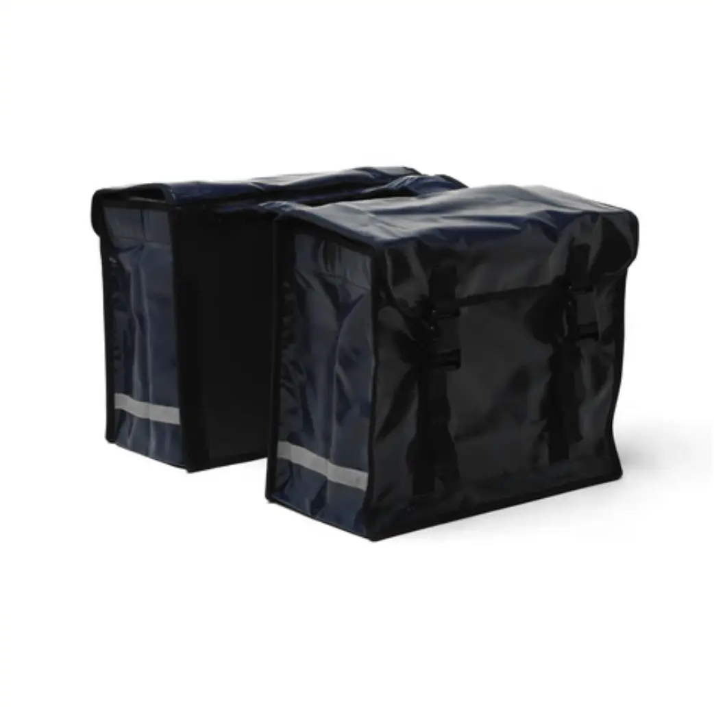 New Looxs tas bisonyl, zwart. afmeting: (2x) 43x35x22 cm. totaal inhoud 66L - AE-trading