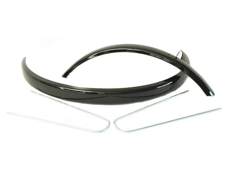 Spatborden set 26", zwart. ATB incl stangen, Staal - AE-trading