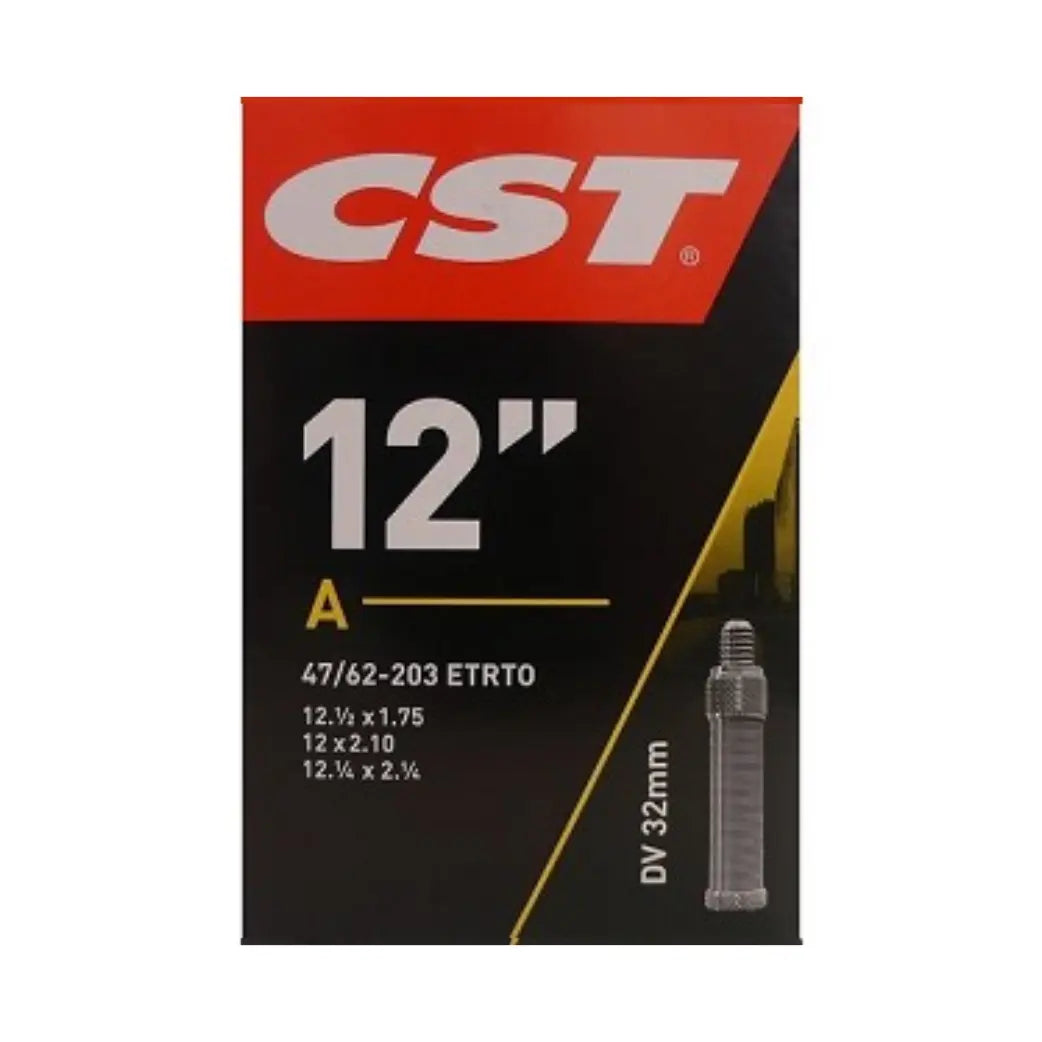 CST Binnenband 12x1/2x2 1/4 ETRTO 47/62-203, Ventiel: Dunlop Blitz/Holland ventiel 32mm - AE-trading