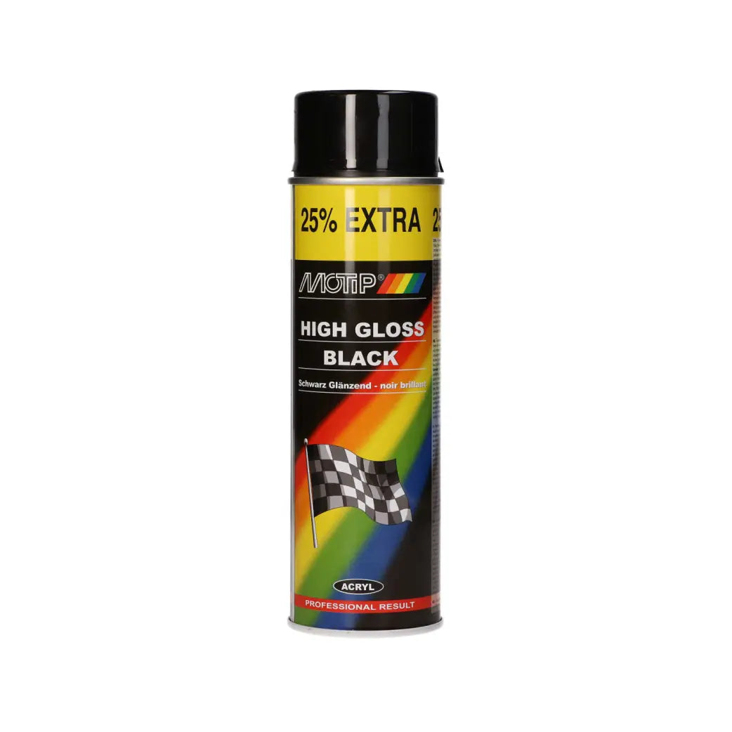 Motip Spuitlak zwart 500ml - AE-trading