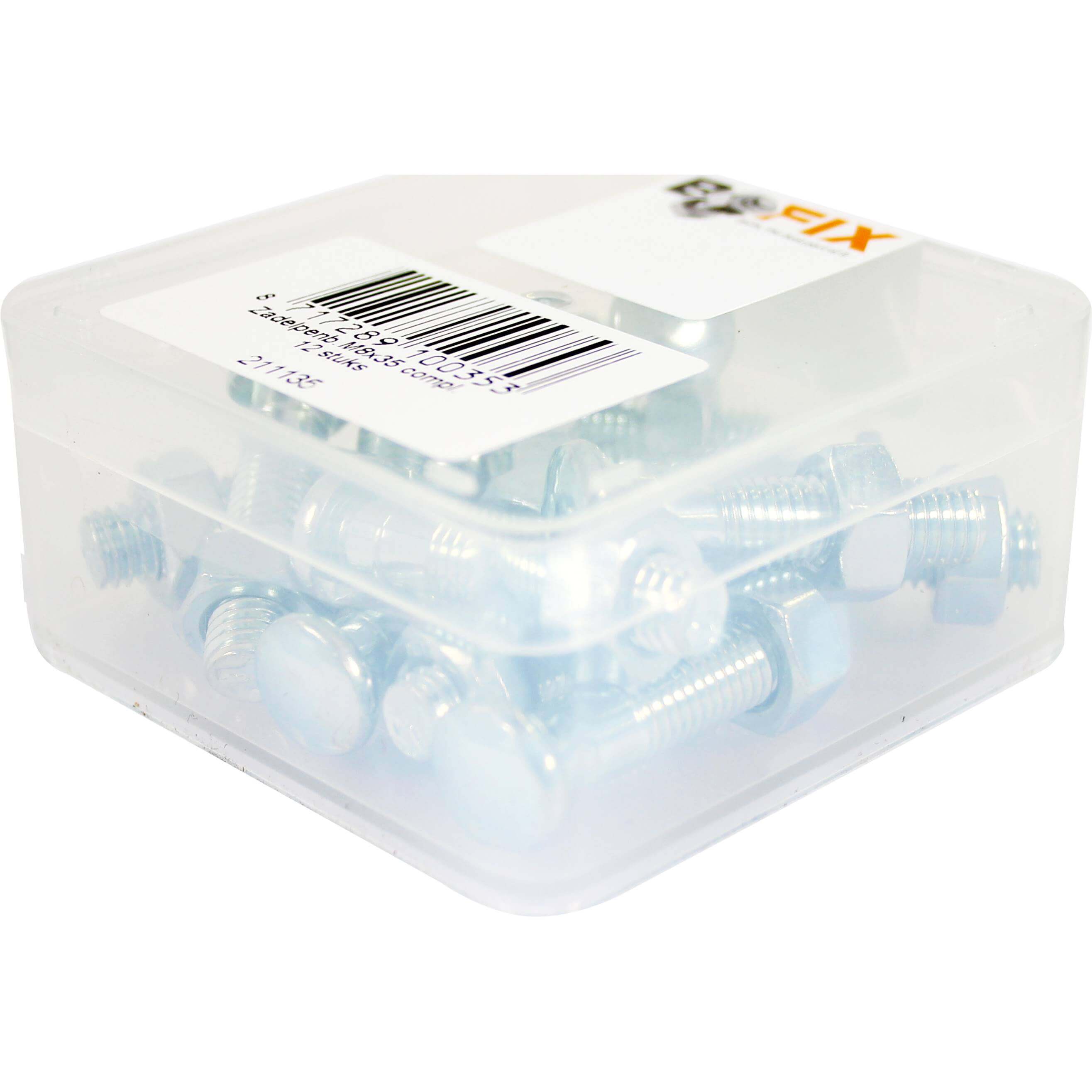 Bofix doos zadelpenbout M8x35 cpl (12 stuks) - AE-trading