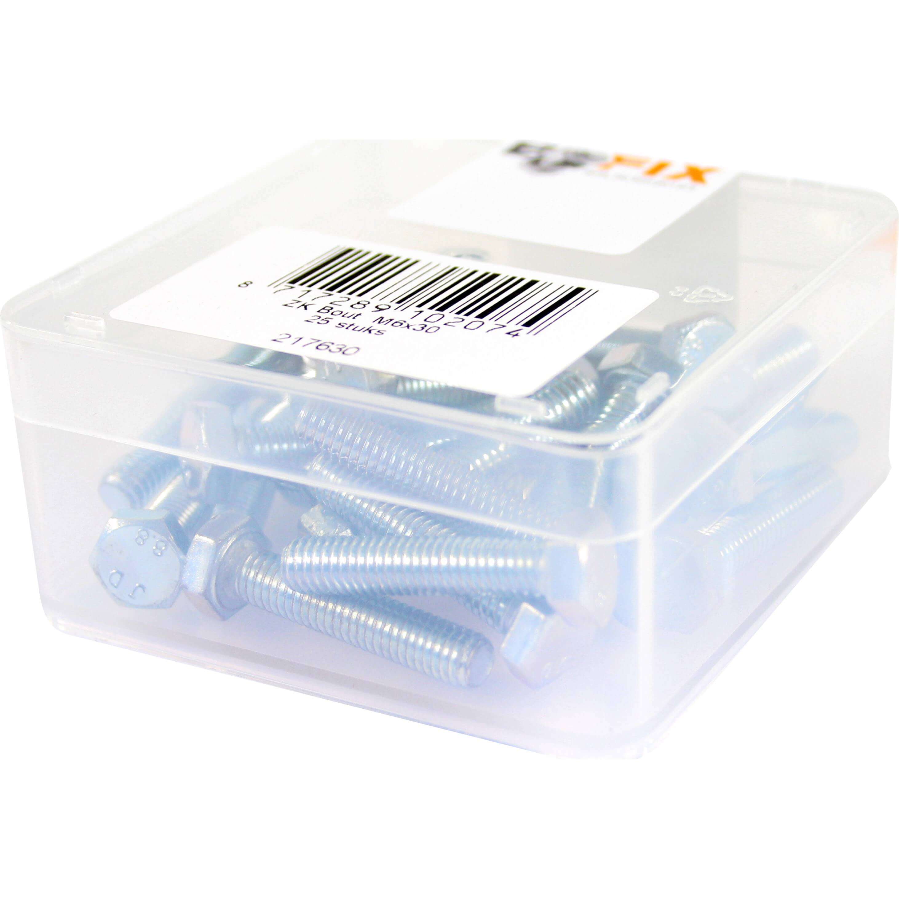 Bofix doos bout zeskante kop M6x30 (25 stuks) - AE-trading
