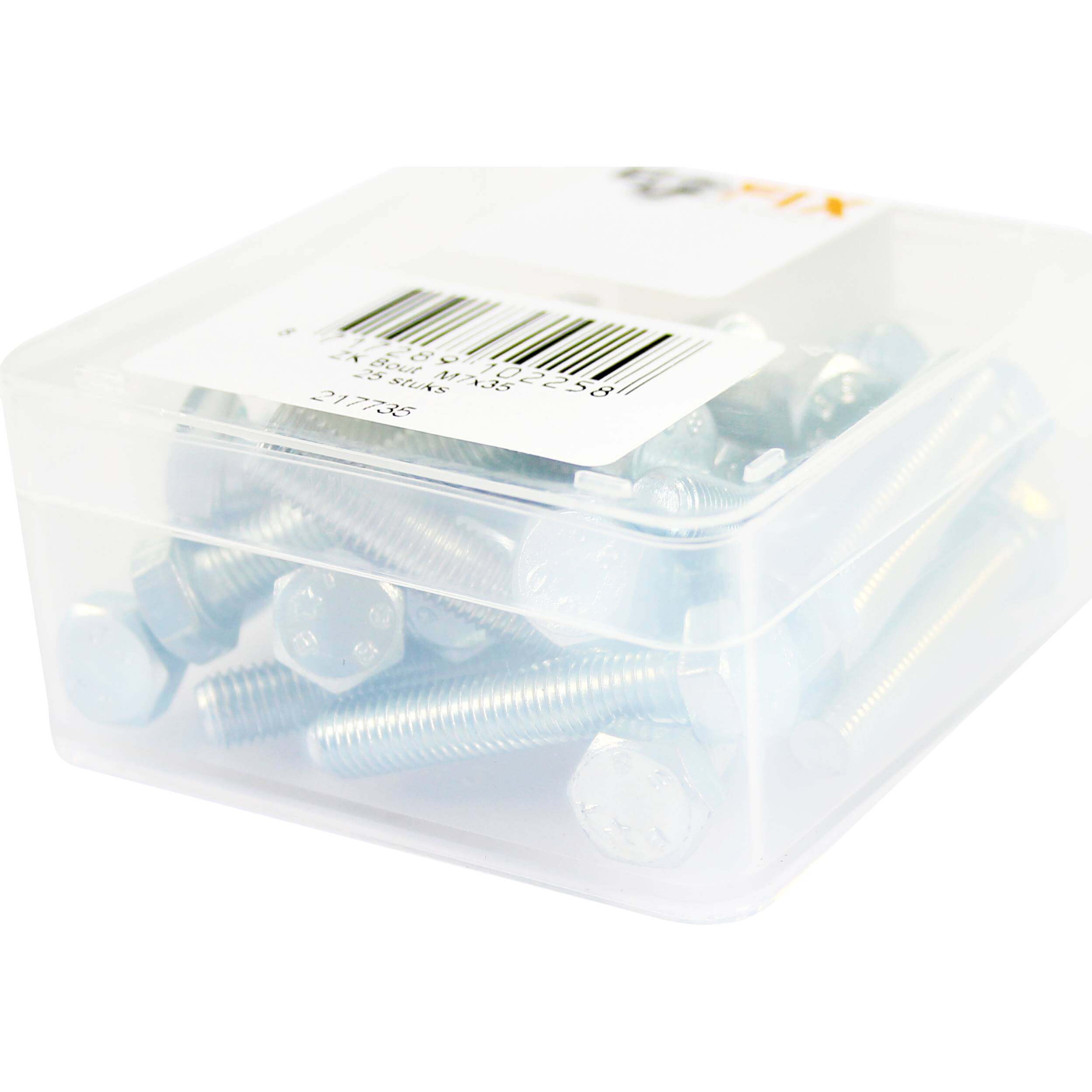 Bofix doos bout zeskante kop M7x35 (25 stuks) - AE-trading