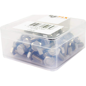 Bofix doos bout zeskante kop M6x16 RVS (50 stuks) - AE-trading
