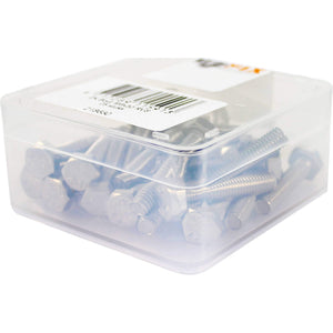 Bofix doos bout zeskante kop M6x30 RVS (25 stuks) - AE-trading