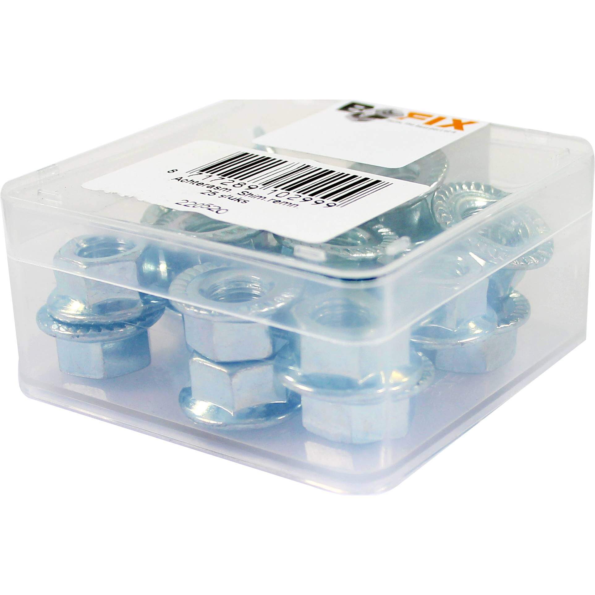 Bofix doos flensmoer 3/8x24 Shimano (25 stuks) - AE-trading