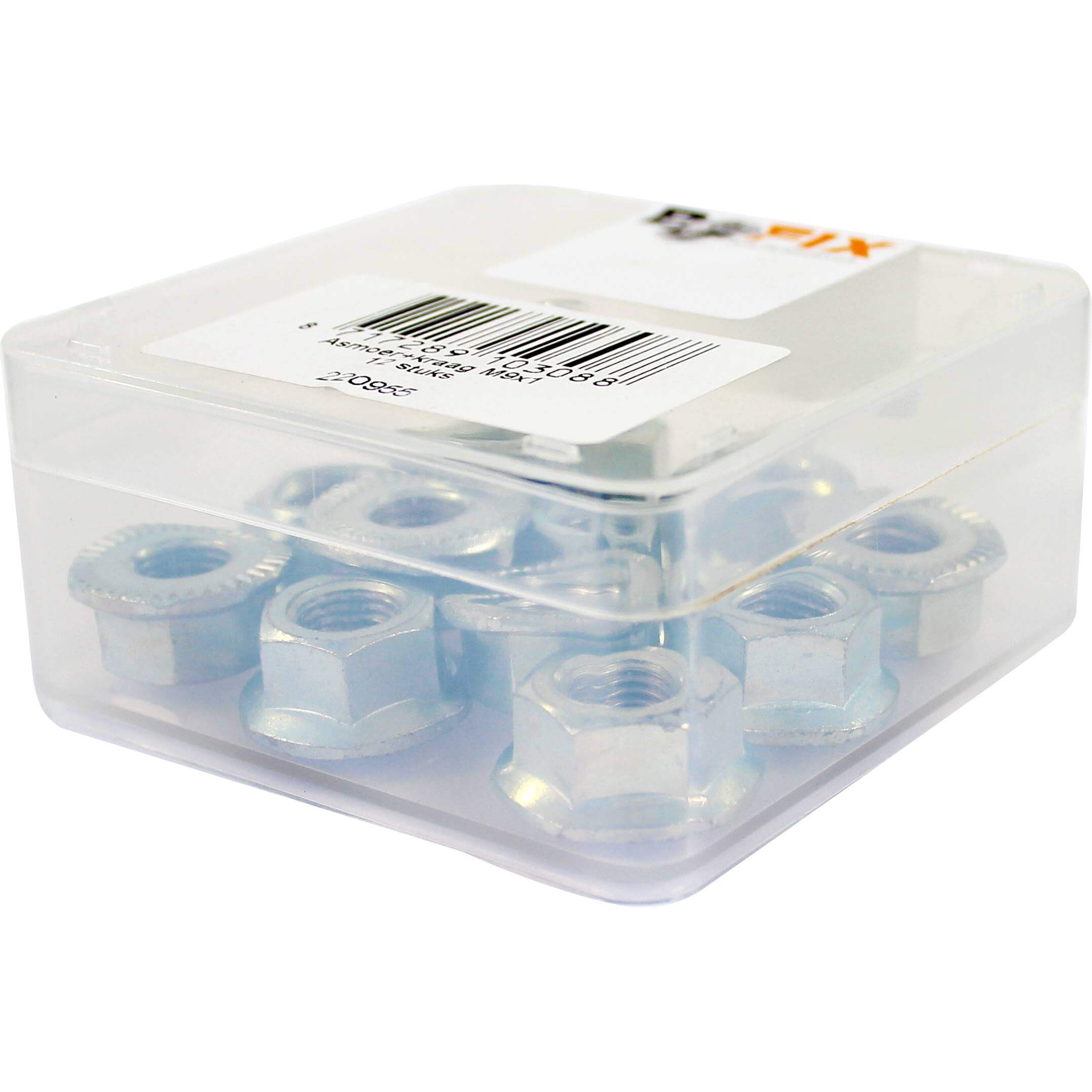 Bofix doos flensmoer M9x1 (12 stuks) - AE-trading