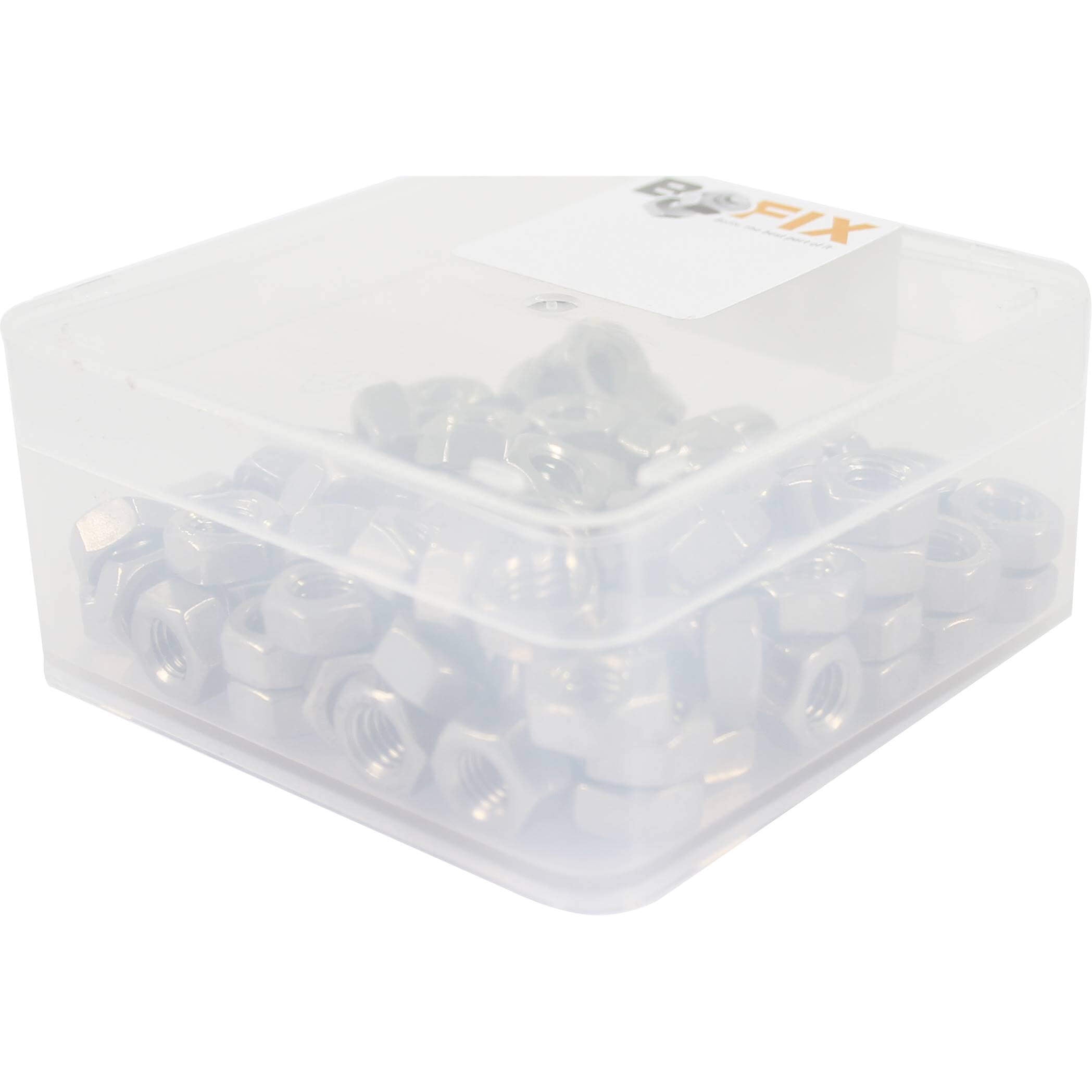 Bofix doos moer M6 RVS (100 stuks) - AE-trading