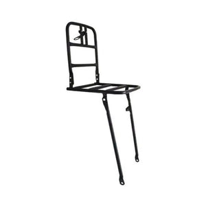 Transport voordrager 28 inch balhoofd bevestiging, zwart, aluminium. Afm: 30x30 cm - AE-trading