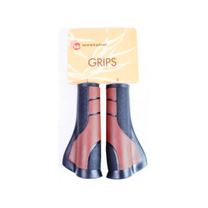 Westphal handvatten bruin/zwart. lengte: 120/120mm - AE-trading