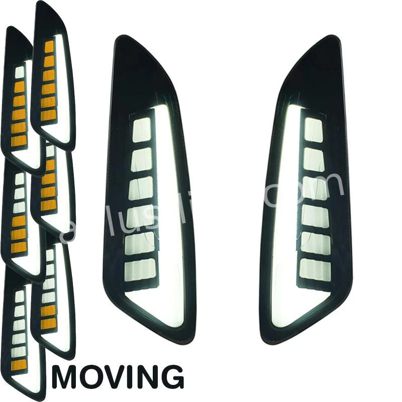 Knipperlichtset Aplus Tube Dagrij Voorzijde L+R Passend Op Sprint/Primavera (Weglopend) Smoke - AE-trading
