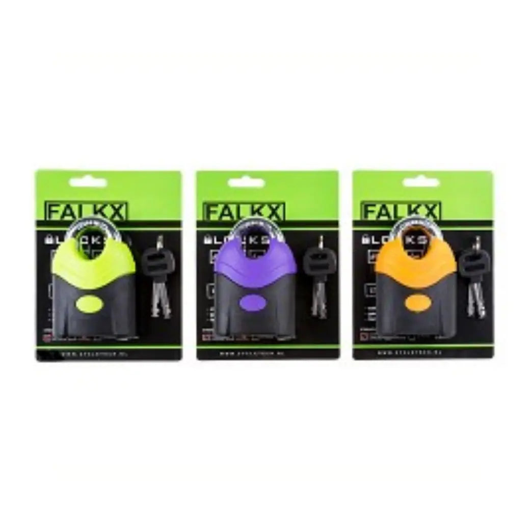 FALKX Hangslot Multi 72 mm gehard staal, assorti kleur - AE-trading