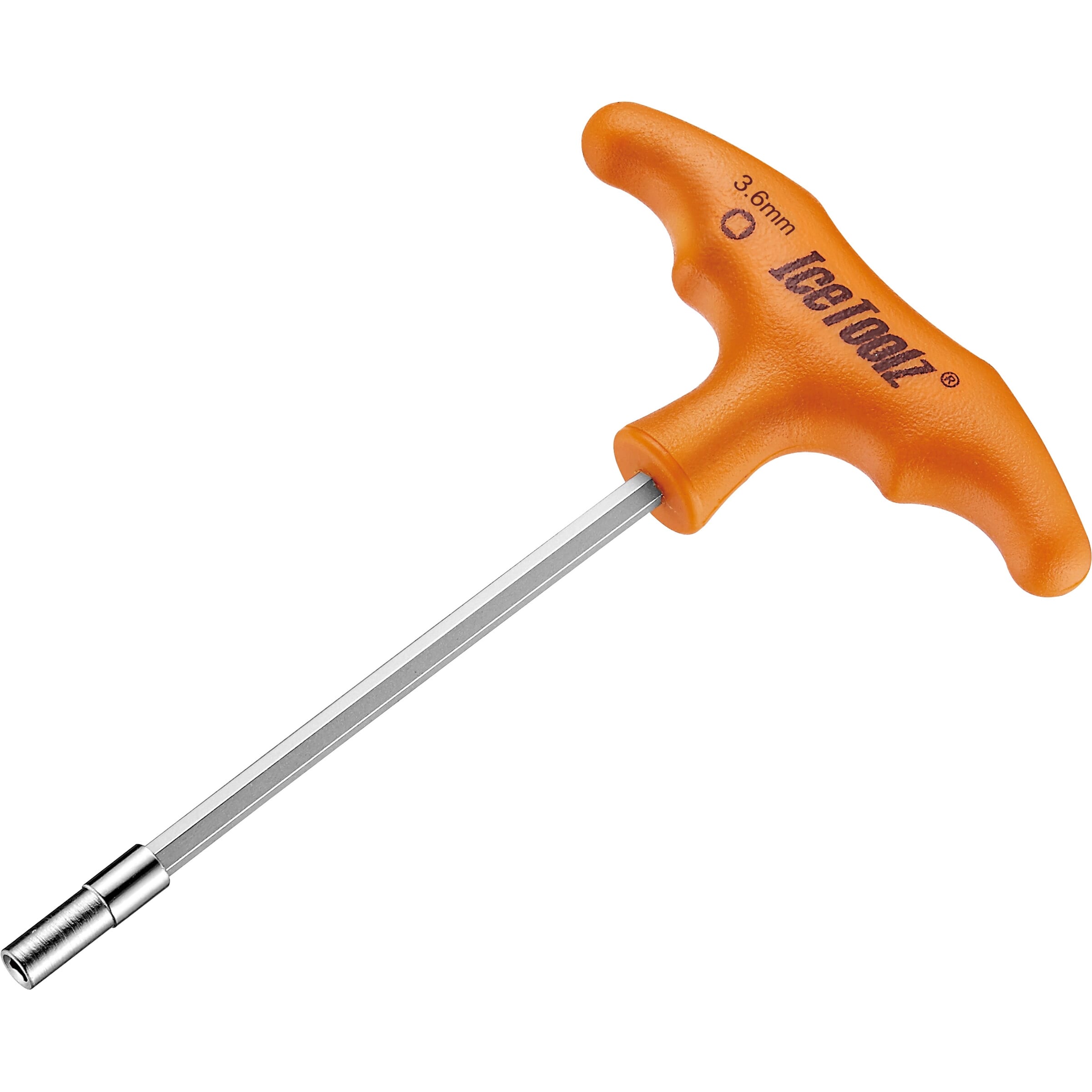 IceToolz nippelsleutel 4-kant 3.6mm met T-handvat - AE-trading