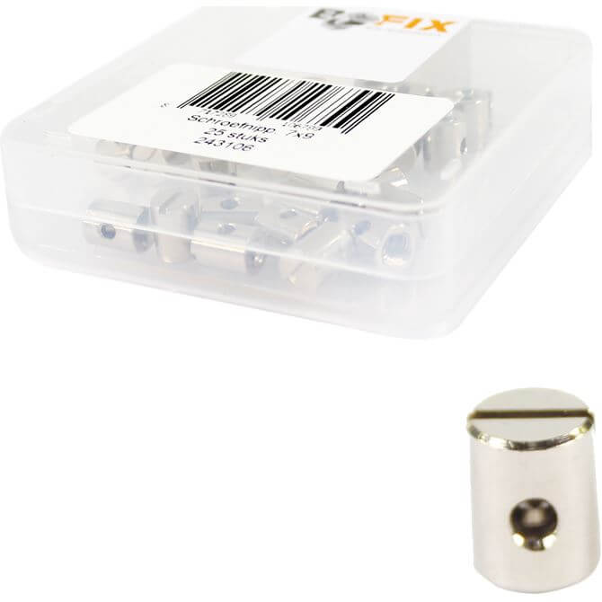 Bofix doos schroefnippel 7x9 (25 stuks) - AE-trading