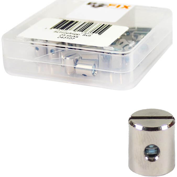 Bofix doos schroefnippel 8x9 (25 stuks) - AE-trading