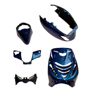 Kappenset 5-delig Paars / Blauw Kameleon Glans | Piaggio Zip / Zip SP - AE-trading