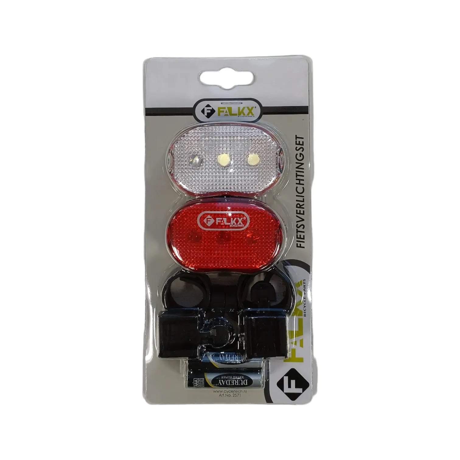 FALKX MTB LED verlichting set, Falkx (hangverpakking). - AE-trading