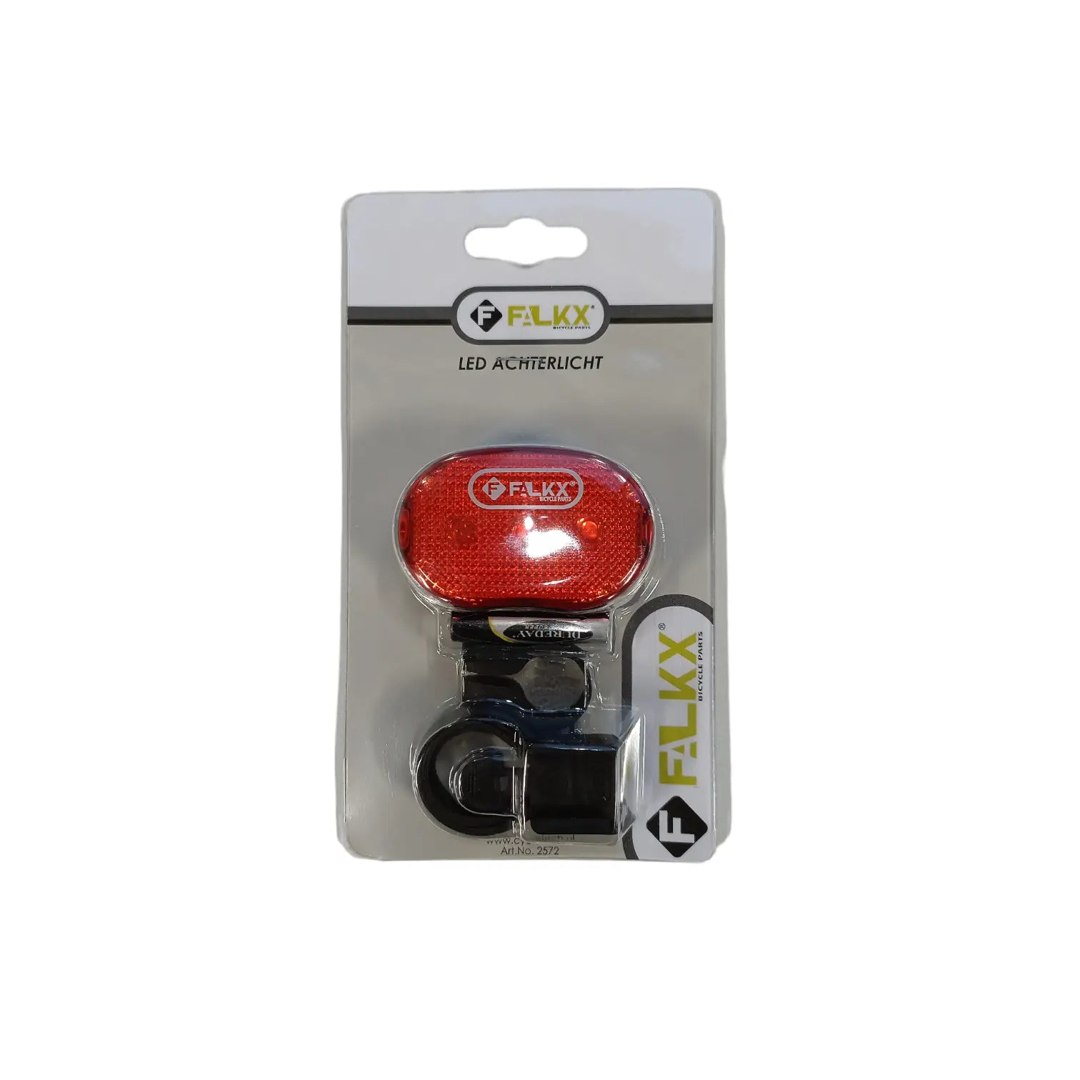 FALKX MTB Achterlicht LED rood import (hangverpakking) - AE-trading