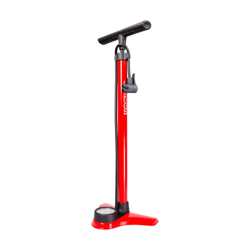 Simson Excellent hogedrukpomp met manometer. past op Dunlop/Auto/Frans ventiel - AE-trading