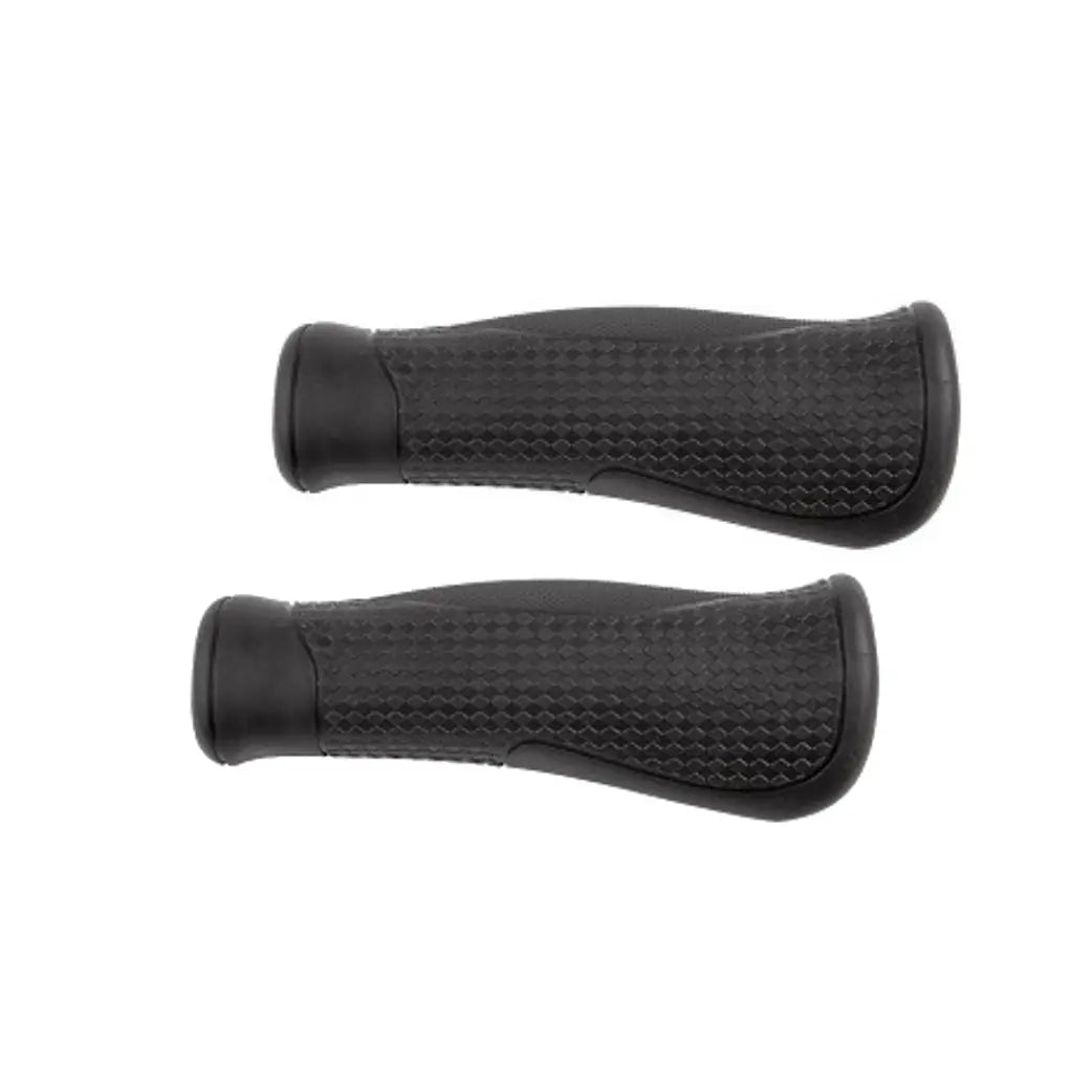 Handvatten zwart, anatomisch. Lengte: 130/130mm. per stel - AE-trading