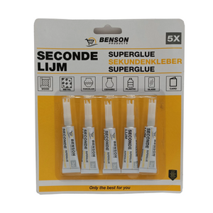 Secondenlijm 5 tubes - AE-trading