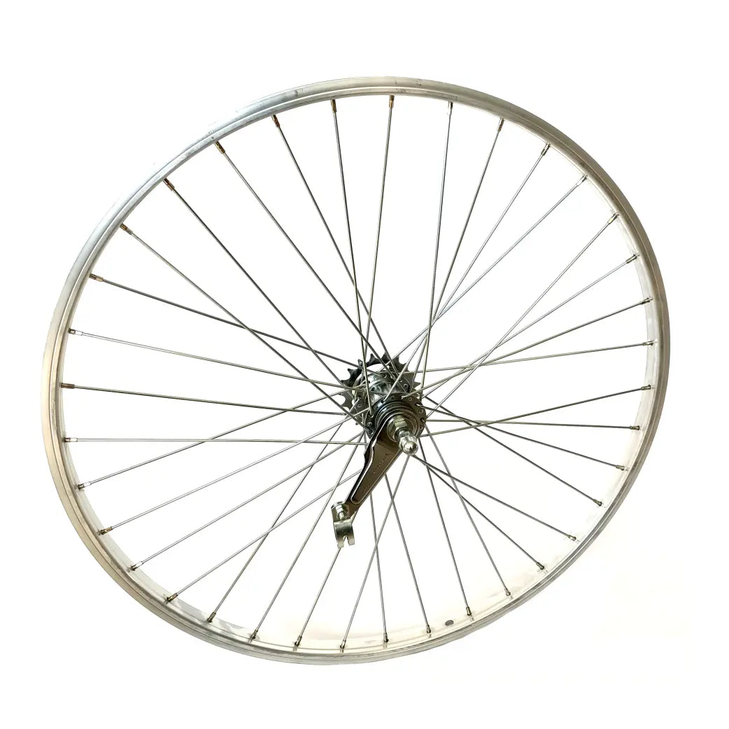 Achterwiel 26x1,75 aluminium velg, Shimano remnaaf. - AE-trading