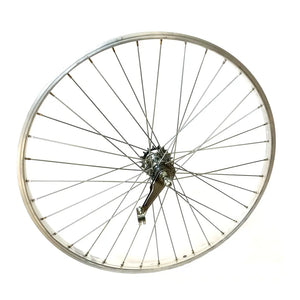 Achterwiel 26x1,75 aluminium velg, Shimano remnaaf. - AE-trading