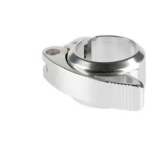 Mirage zadelpenklem met snelspanner 38.5mm zilver - AE-trading