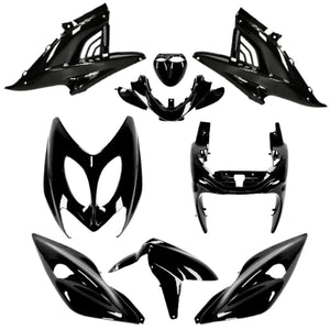 Plaatset Aplus Passend Op Oud Type Aerox <2014 9 Delig Glans Zwart - AE-trading