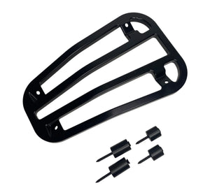 Bagagerek Treeplaat CNC Zwart | Vespa Sprint / Primavera - AE-trading