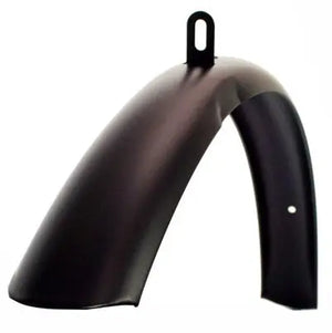 Spatbord, voor. breed, mat zwart, oa voor Transportfietsen - AE-trading