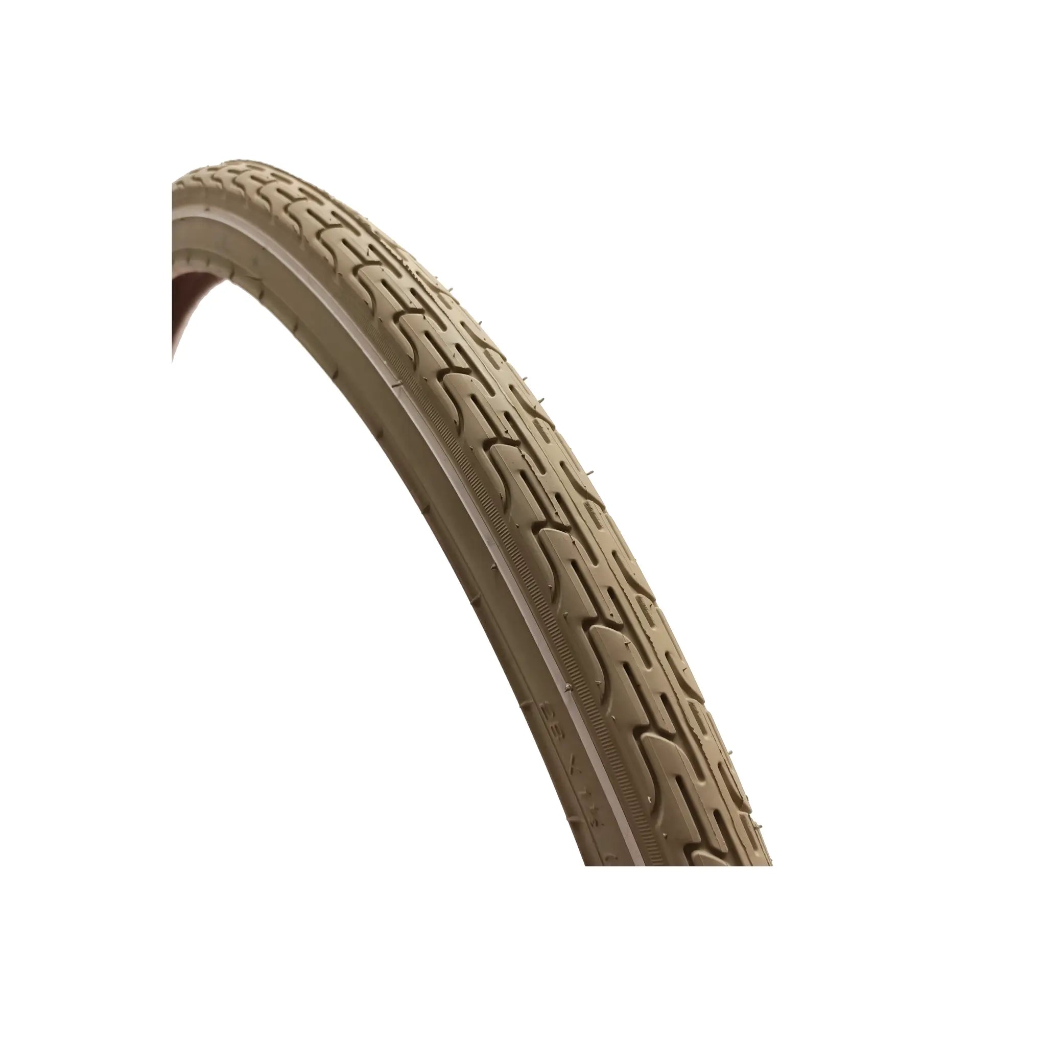 Buitenband: Deli Kleur: Creme met witte lijn Maat: 28x1 1/2, 700x38B ETRTO 40-635 - AE-trading