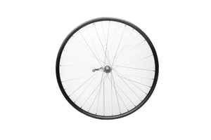 Achterwiel 28x1 5/x1 3/8 Beretta hoge aluminium velg zwart - Shimano remnaaf - AE-trading