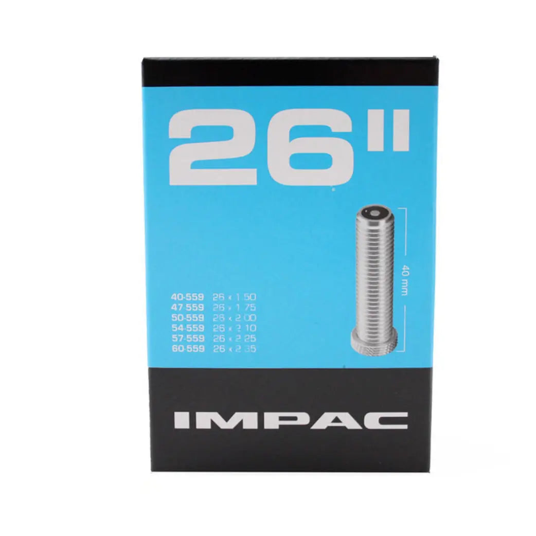 Impac Binnenband (by Schwalbe) AV26 26x1.75 - 26x2.35 ETRTO 47/60-559 Ventiel: Schräder/ autoventiel 40mm - AE-trading