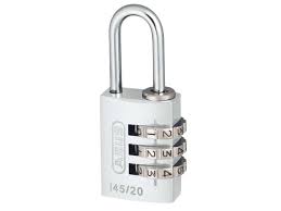 Abus cijferhangslot 145/40 zilver (hangverpakking) - AE-trading